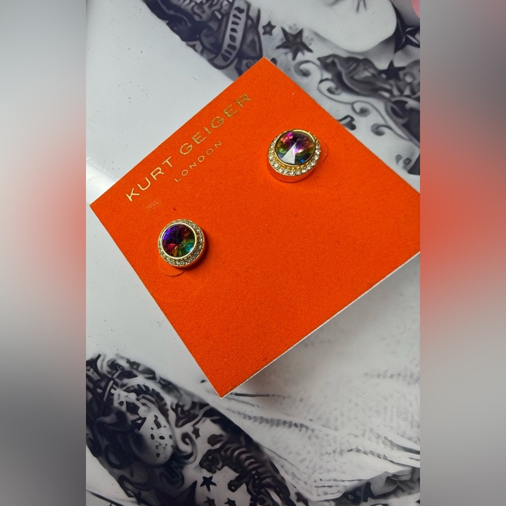 *SOLD: DO NOT BUY NWT* Kurt Geiger Rainbow Stud Earrings